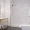 Anzzi Veil 74 in. x 34 in. Frosted Glass Shower Screen Shower Door in Brushed Gold SD-AZFL06001BGF - alternate 1